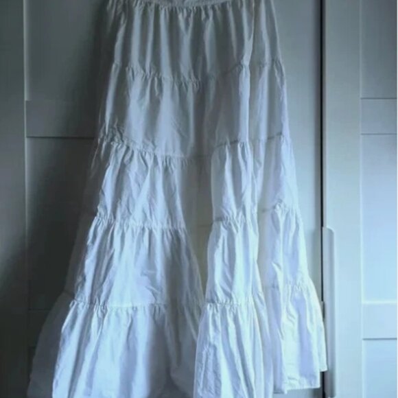 Ulla Johnson Sylvie Tiered Cotton Skirt - Picture 2 of 5